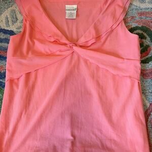 Fashion bug pink tie front